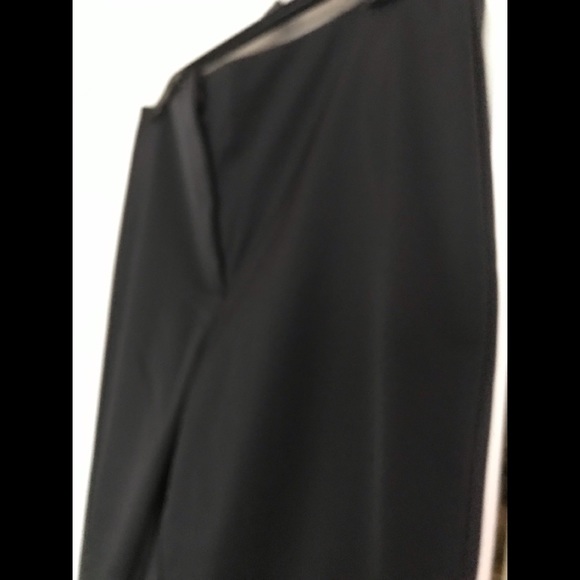 HUGO BUSCATI. COLLECTION , size10 black silky long straight leg  , women’s pants - Picture 9 of 11